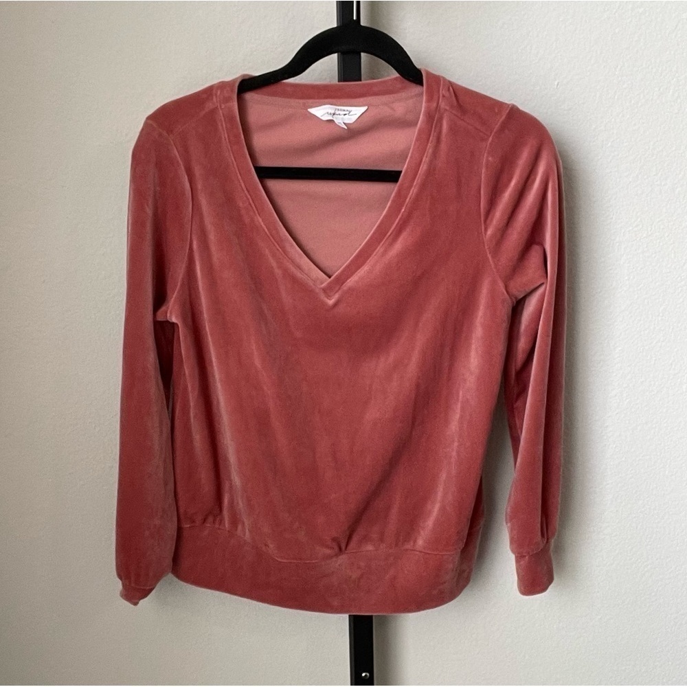 Soma Weekend Velvet Pink Pullover Sweater Size XS